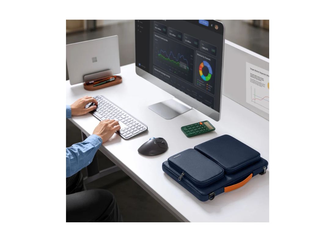 Buy Tomtoc Defender-A42 Laptop Bag for 16-inch MacBook Pro - Navy Blue Buy Tomtoc Defender-A42 Laptop Bag for 16-inch MacBook Pro - Navy Blue